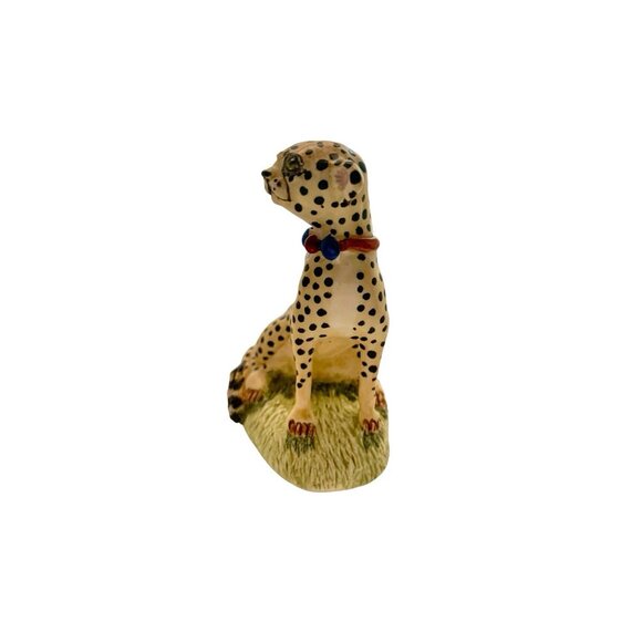 Cheetah Figurine by Basil Mathews Ceramic Handmade Sculpture Vintage Decor Gift - Picture 6 of 10